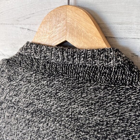 Madewell Cardigan Womens Size XS/S Gray & Black All Angels Batwing Open Front - Picture 14 of 15